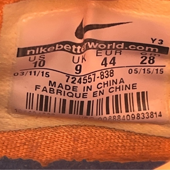 Nike Lebron 12 Low Cavs Classic. Men’s 10. Bright citrus white total orange soar - Picture 6 of 12